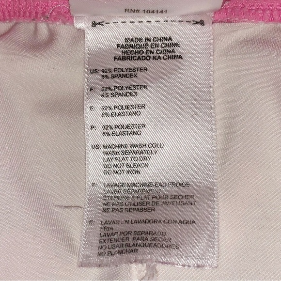 Adidas Girl’s White and Pink Climalite Softball Sliding Shorts Size M - Picture 5 of 7